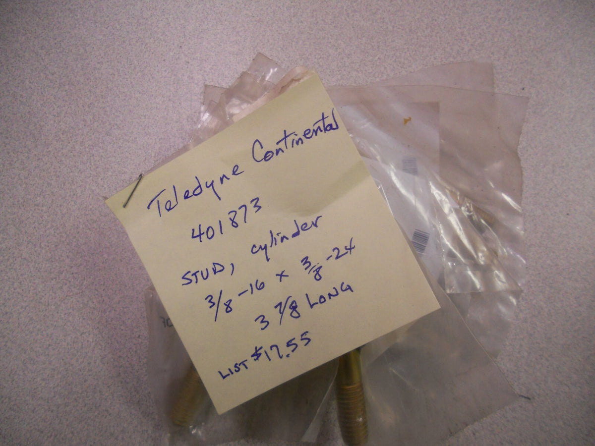 Continental Cylinder Stud, p/n 401873 — New
