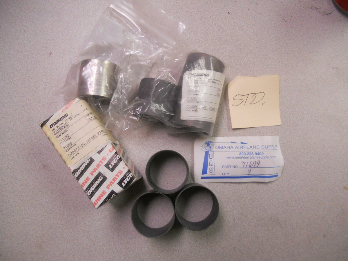 Lycoming Intake Pipe Connector, p/n 71699 — New Old Stock