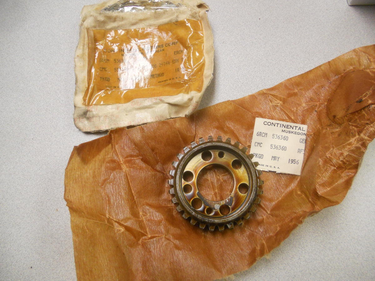 Continental Accessory Drive Gear, p/n 536360 — New