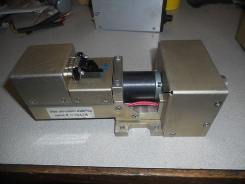 Blue Mountain autopilot servo with exposed motor