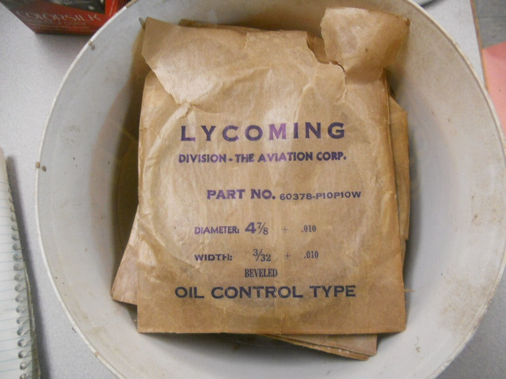 Lycoming Piston Rings, p/n 63078-P10P10W, NOS (Lot of 30)