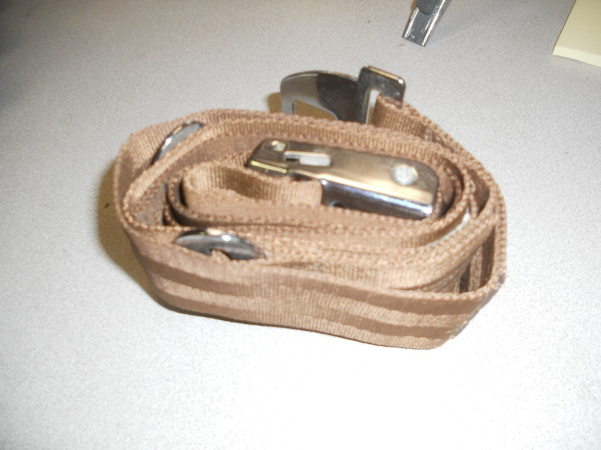 Aircraft Seat Belt, Cameron Aircraft Interiors, Tan — 60"